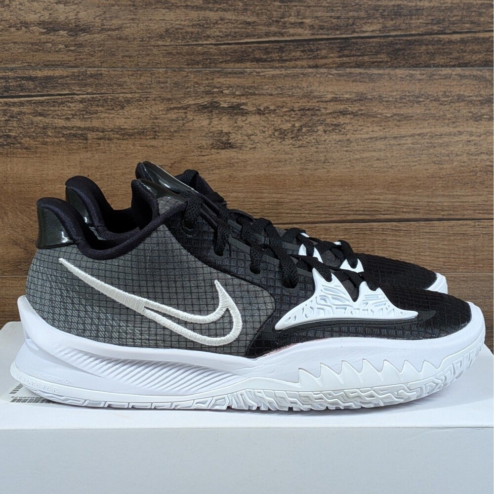 Nike Kyrie Low 4 TB Men's 7.5, Women's 9 Black White Basketball Shoes DA7803-001